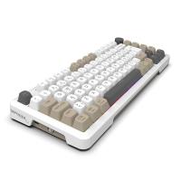 INCA IKG-455 EMPOUSA GASKET HOT SWAP POSH TRİ-MODE MAKRO RGB MEKANIK GAMING KLAVYE-BEYAZ kablosuz ve kablolu kulanma özl